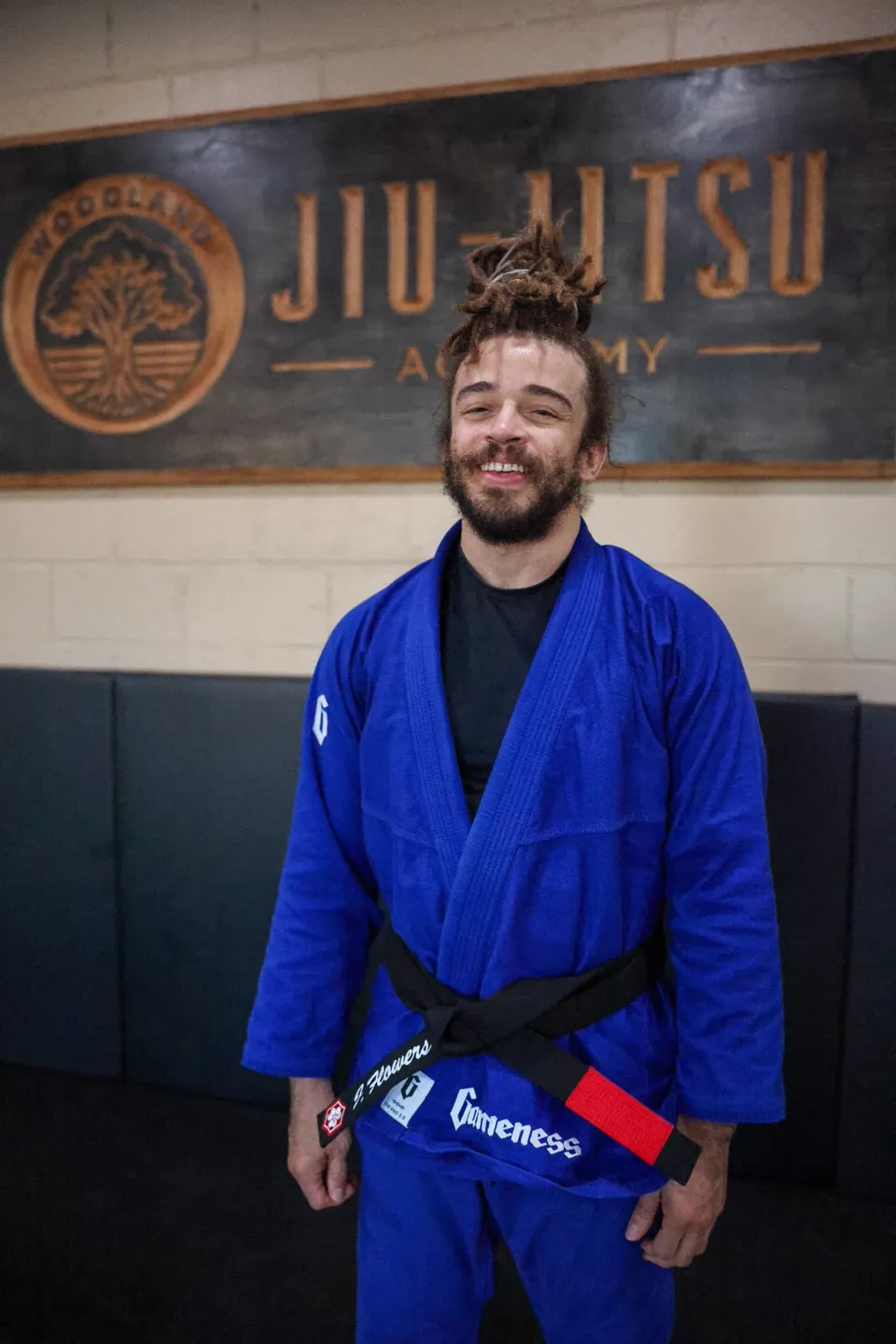 Professor Julian Flowers at Woodland Jiu-Jitsu Academy