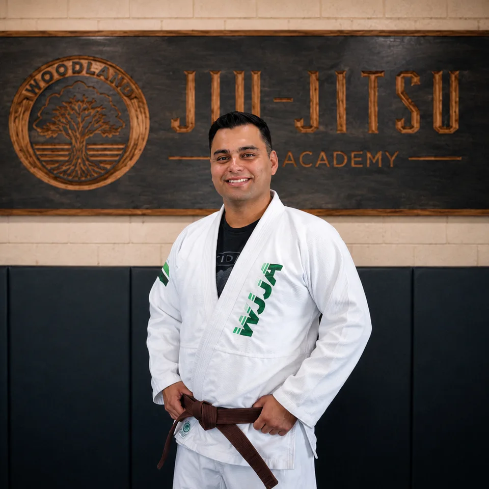 Coach Hans at Woodland Jiu-Jitsu Academy